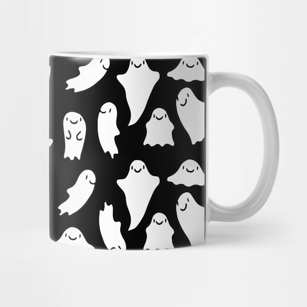 Cute Ghosts || Halloween Ghosts || Cartoon Ghosts || Boo by HLeslie Design